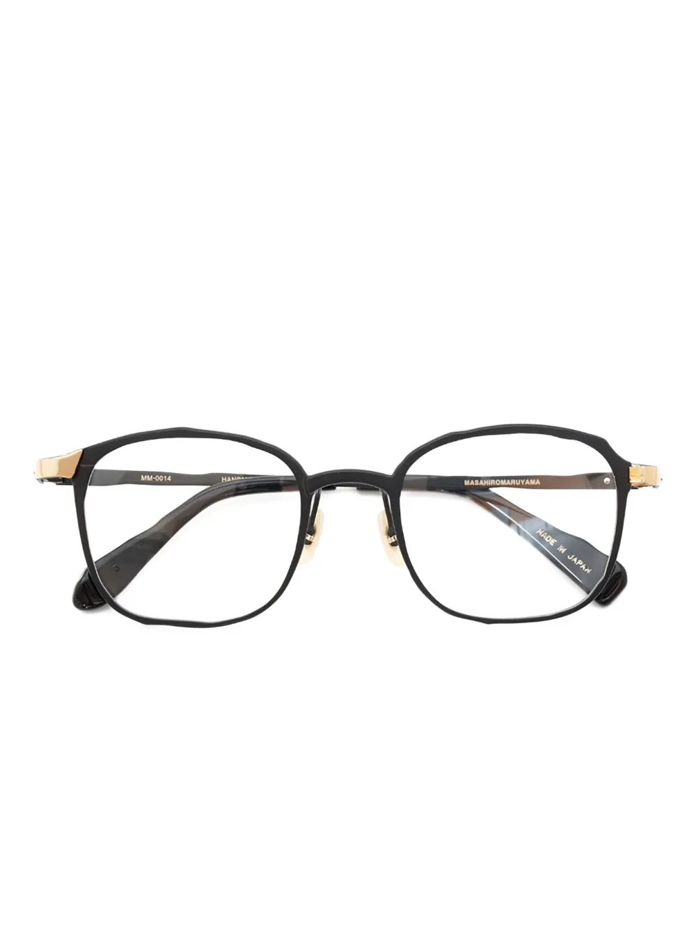 Masahiro Maruyama square-frame glasses | Black | Image 1