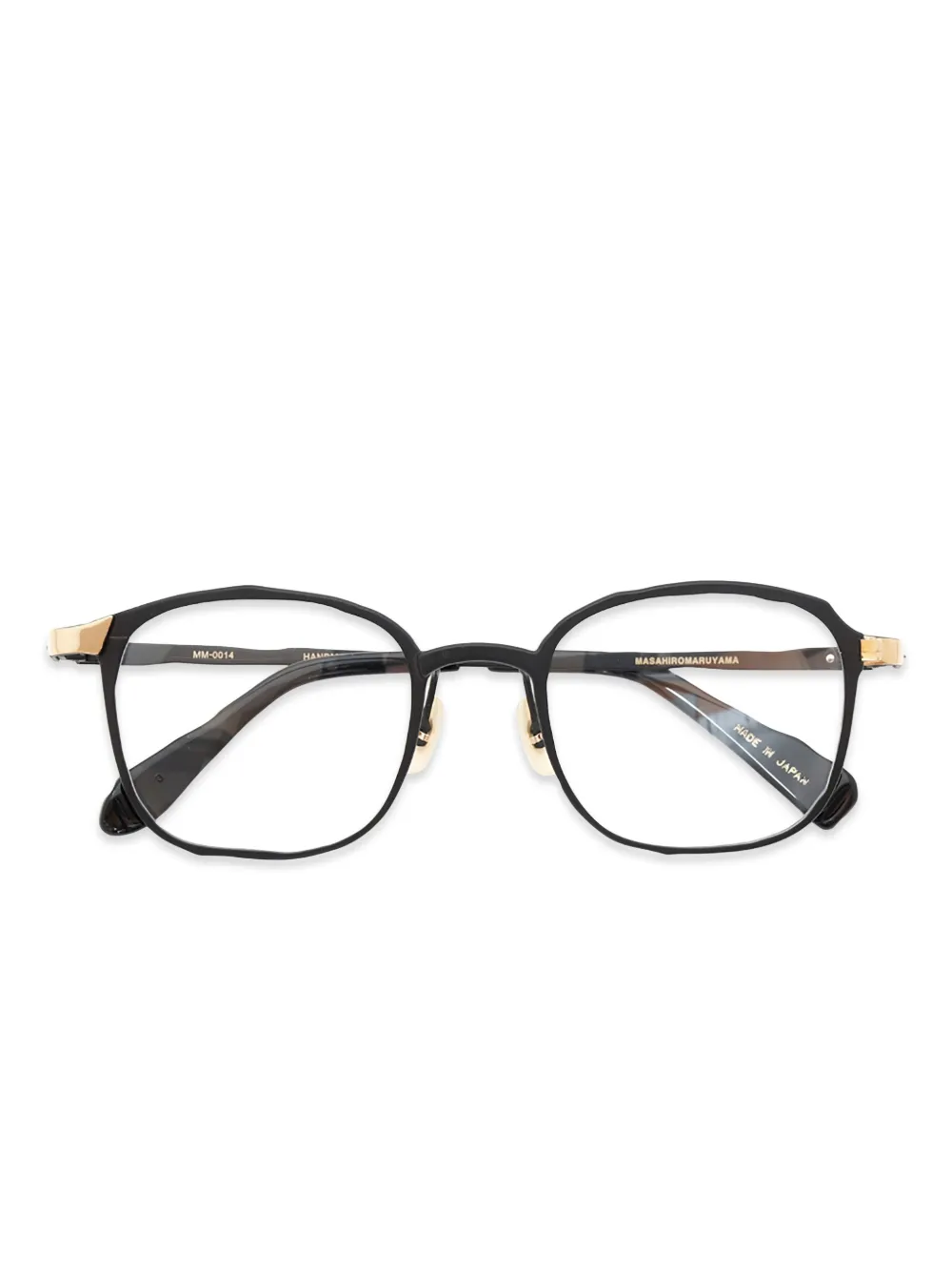 Masahiro Maruyama square-frame glasses - Nero
