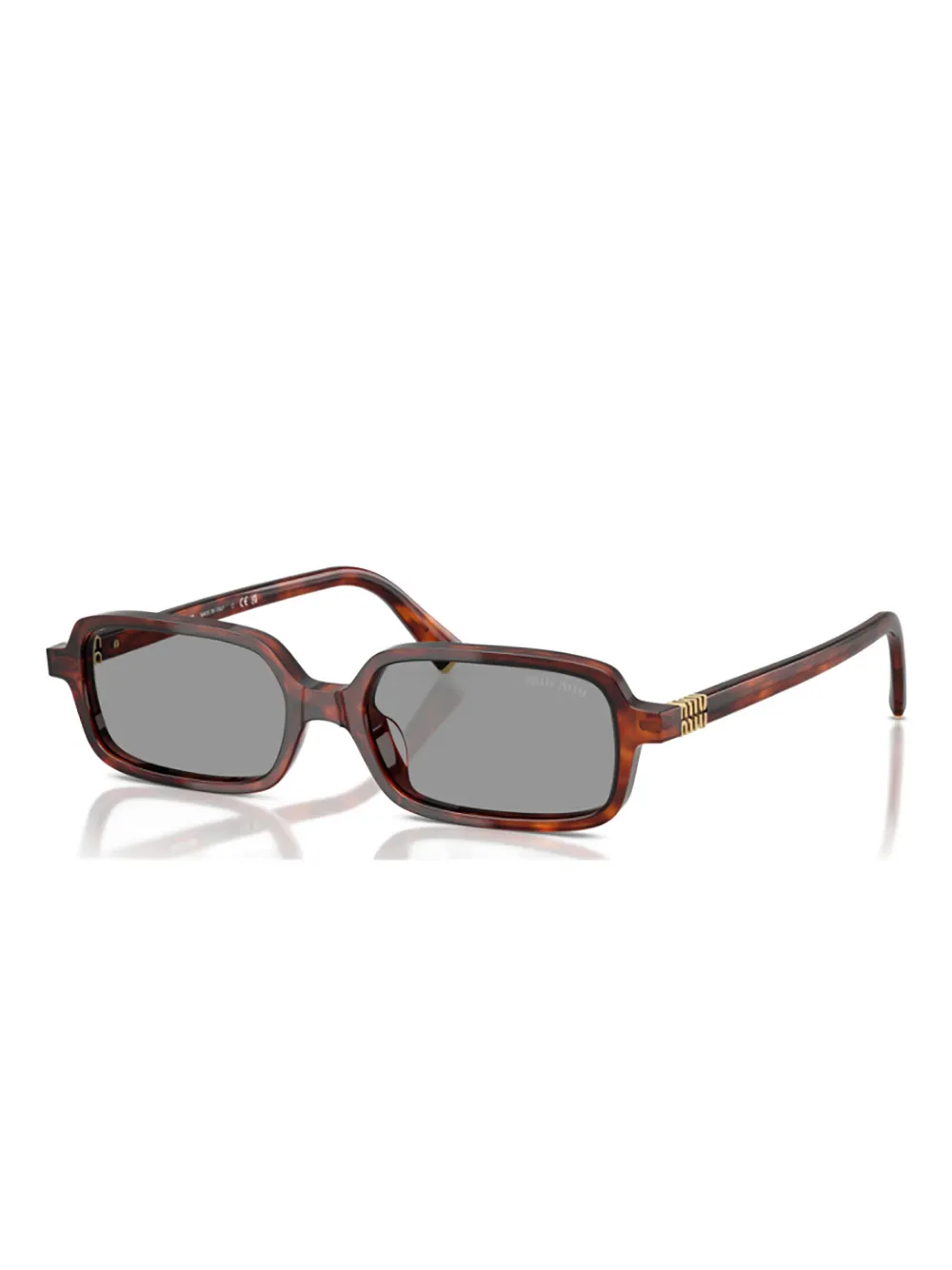 Miu Miu Eyewear 11Zs Sole rectangle-shape sunglasses | Men | Image 2