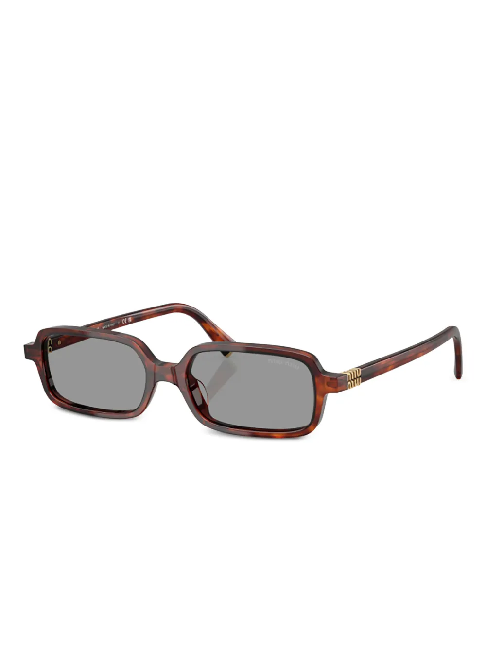 Miu Miu Eyewear 11Zs Sole rectangle-shape sunglasses | Men | Image 2