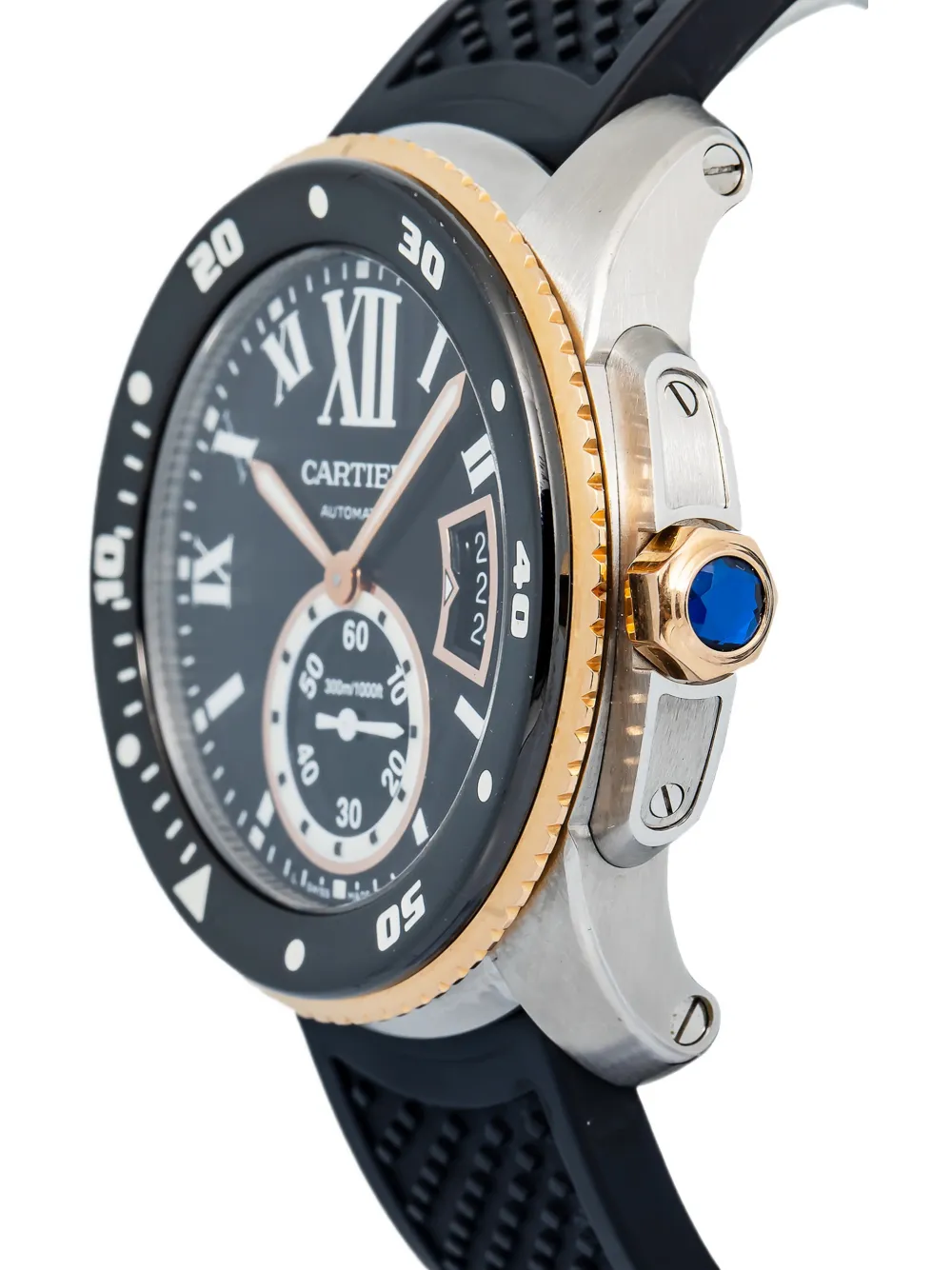 Black Rotating Bezel Calibre Diver - 42 mm