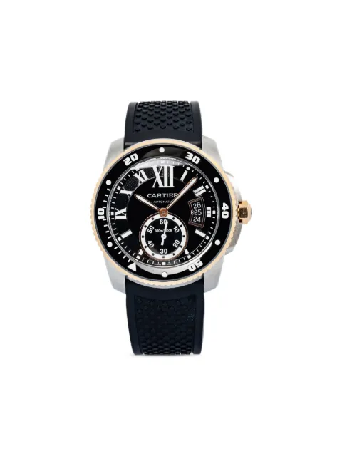 Cartier Black Rotating Bezel 42mm Calibre Diver