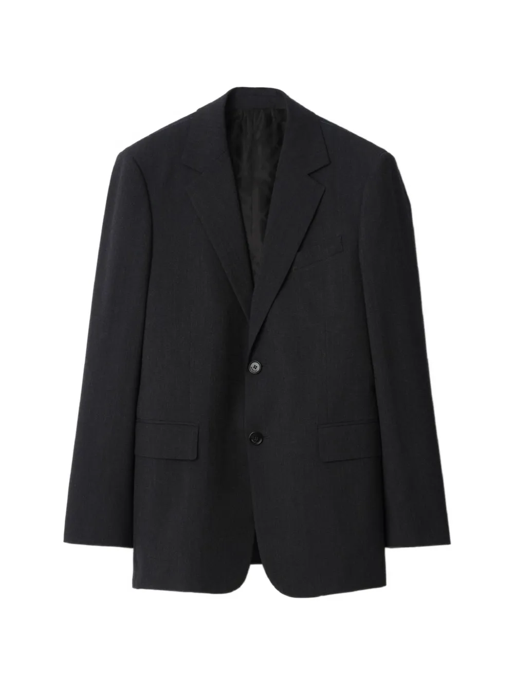 Burberry Blazer met enkele rij knopen Grijs