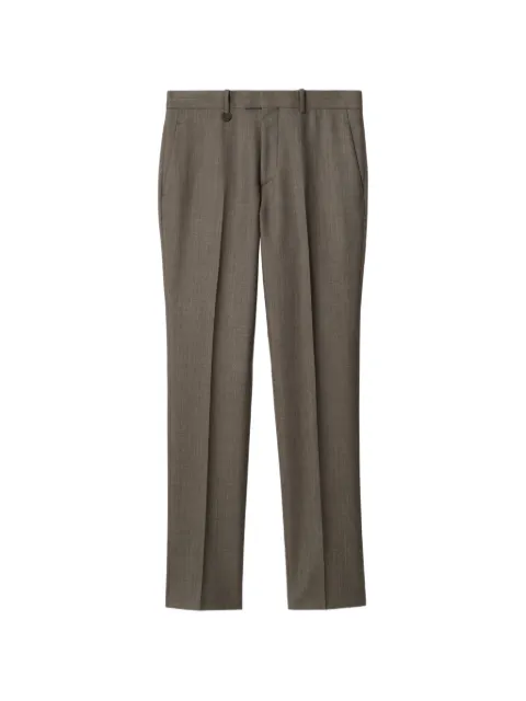 Burberry tag-detail tailored trousers