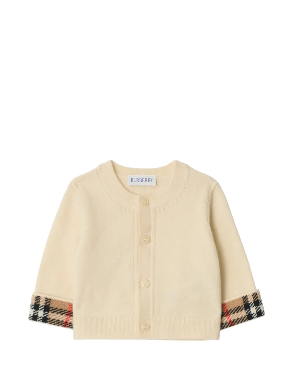 Burberry Kids cashmere two-piece baby gift set - Nude