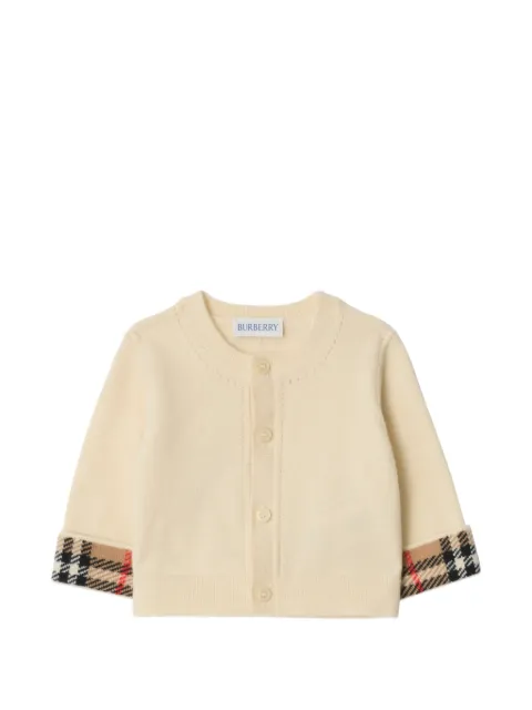 Burberry Kids cashmere two-piece baby gift set