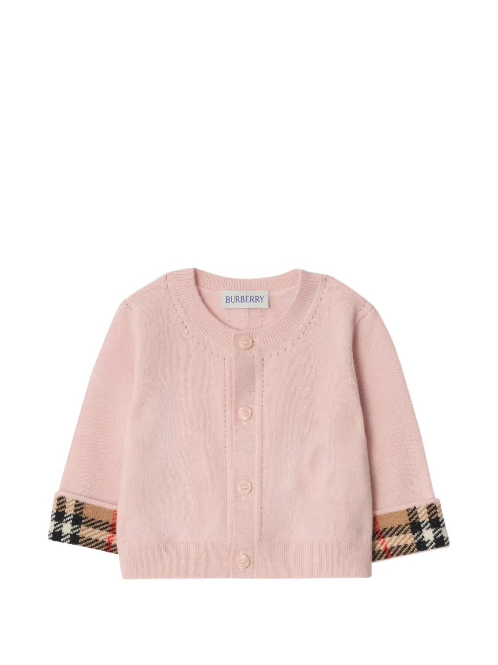 Burberry Kids Cashmere Two-piece Baby Gift Set - Rosa