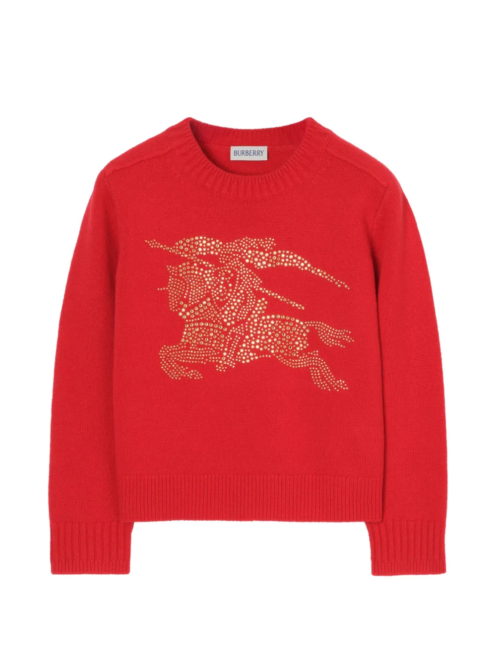 Burberry Kids Maglione in lana - Rosso