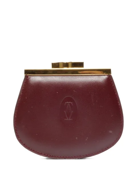 Cartier 1990-2000s leather coin case