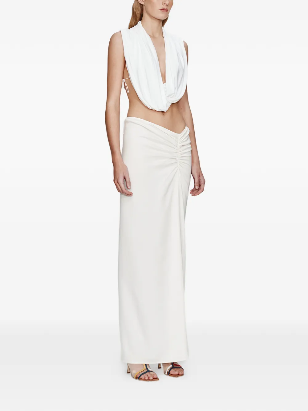 Interlock Jersey Drape Top