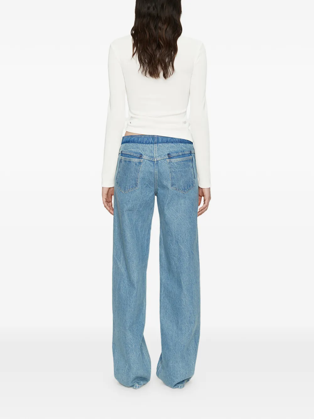 Christopher Esber Gedraaide top met kristallen hanger Blauw