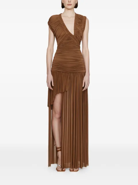 Christopher Esber Theron draped maxi dress