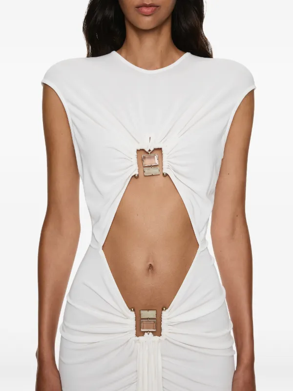 christopher esber ruched disconnect dress Christopher Esber