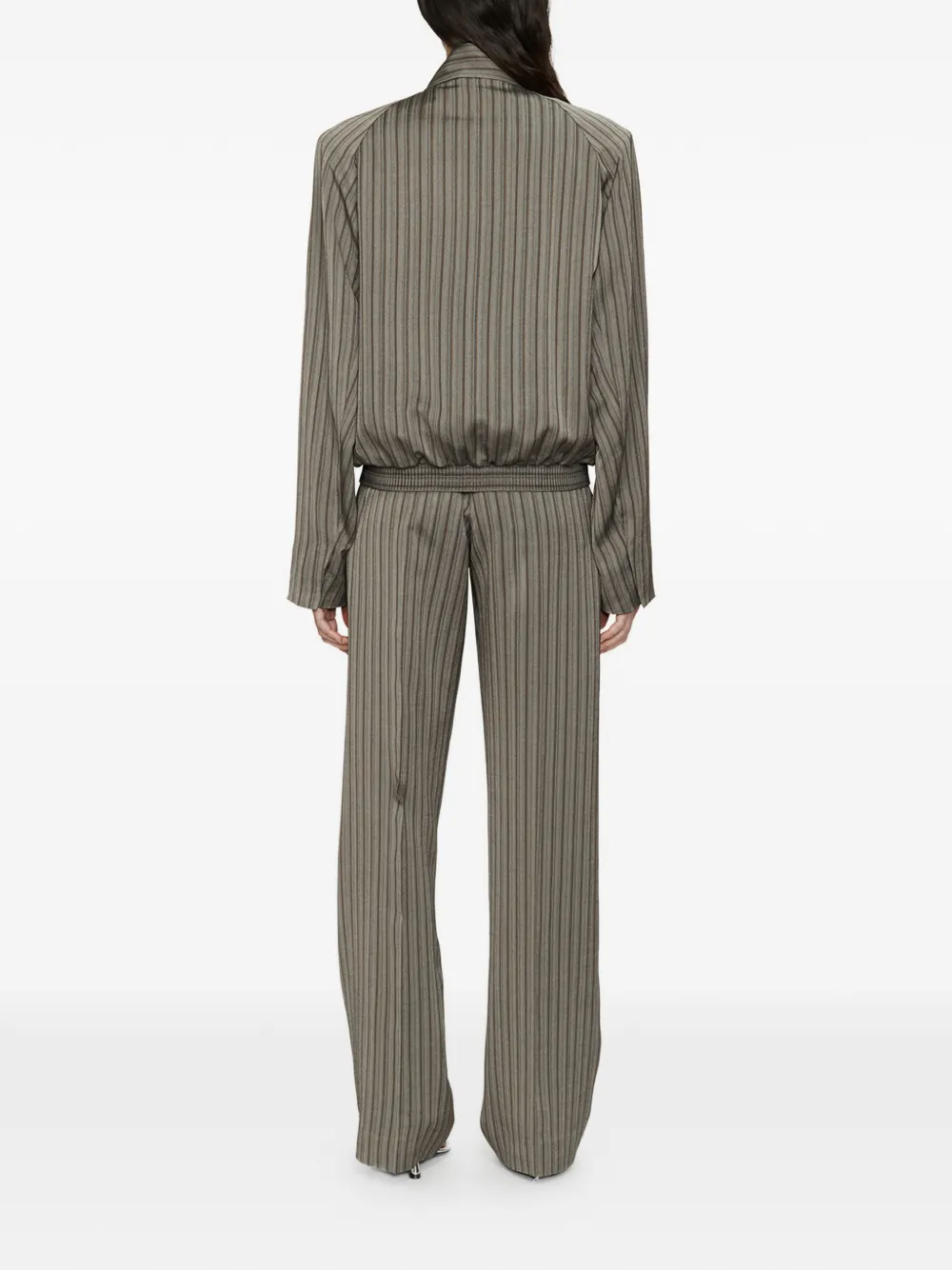 Reyer Striped Bomber Jacket