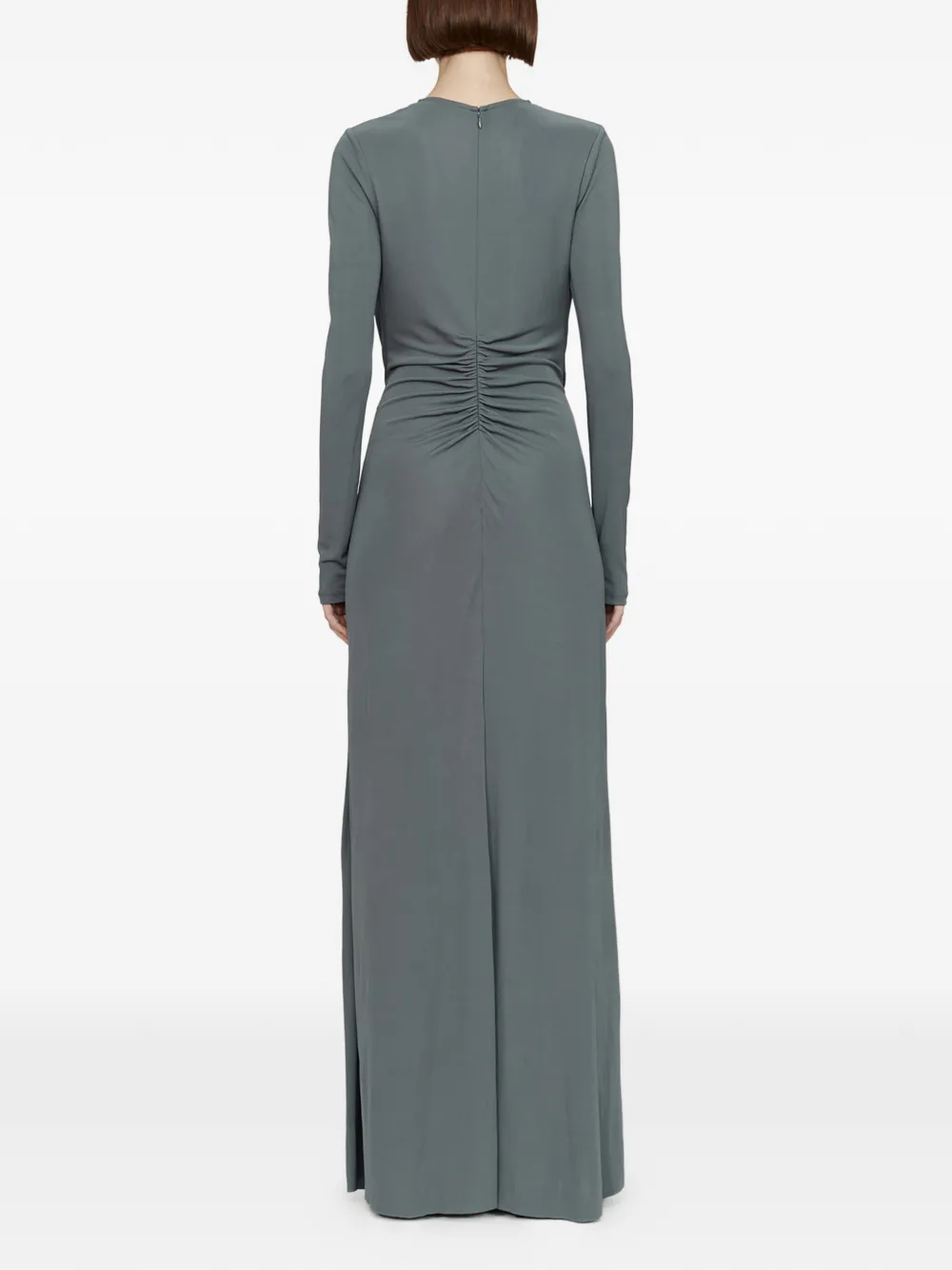 Orica Ruched V-Neck Maxi Dress