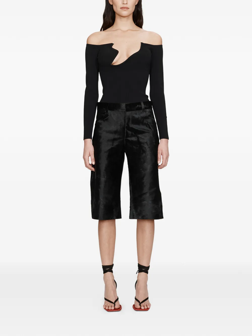 Christopher Esber Odessa top met lange mouwen Zwart