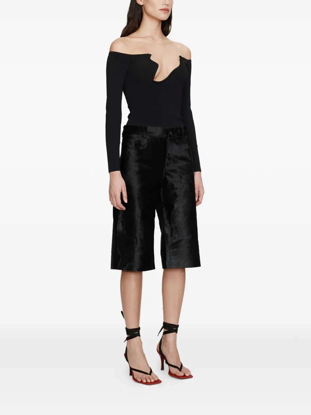 Christopher Esber Odessa top met lange mouwen Zwart