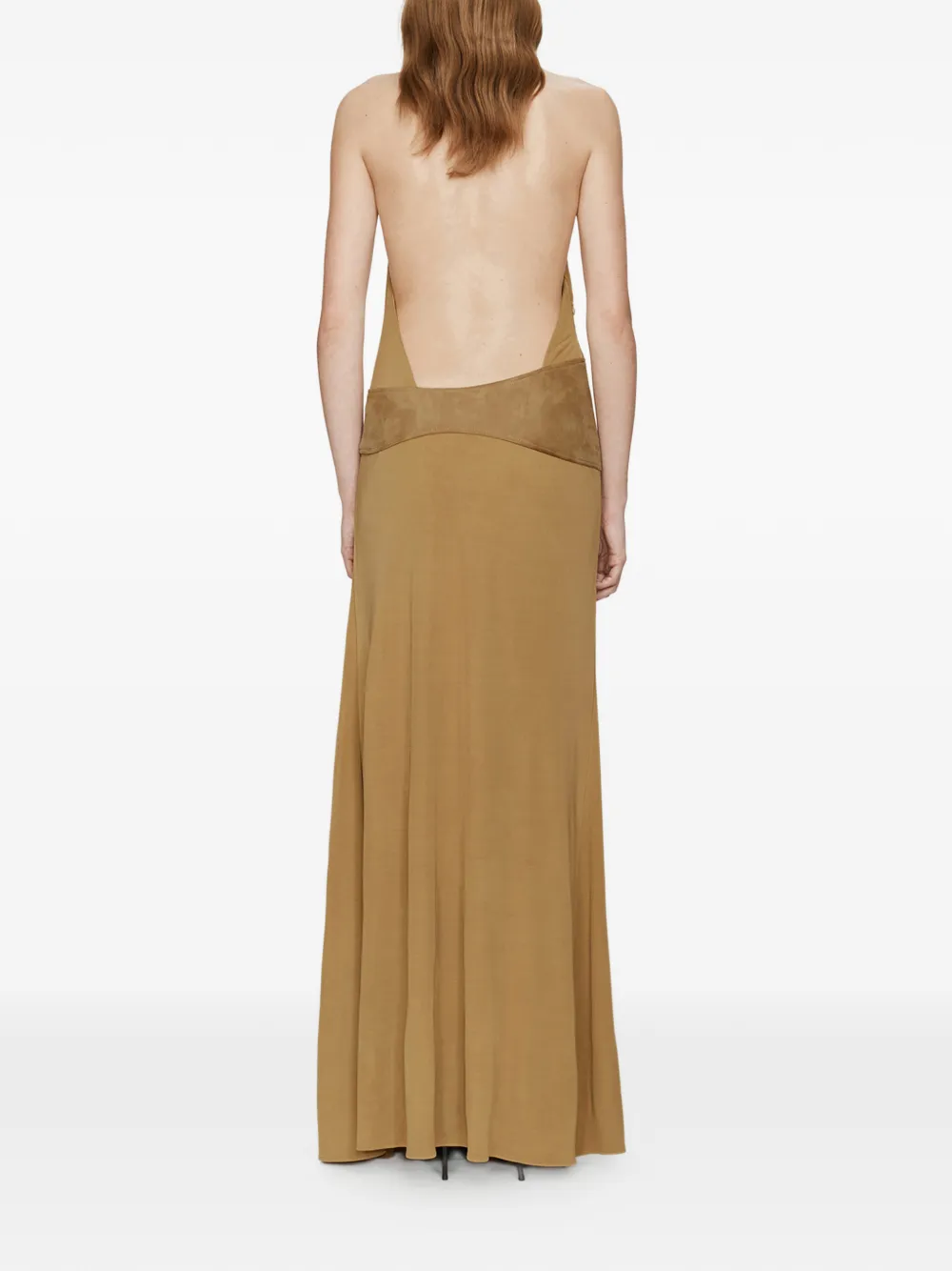 Contour Halterneck Belted Dress