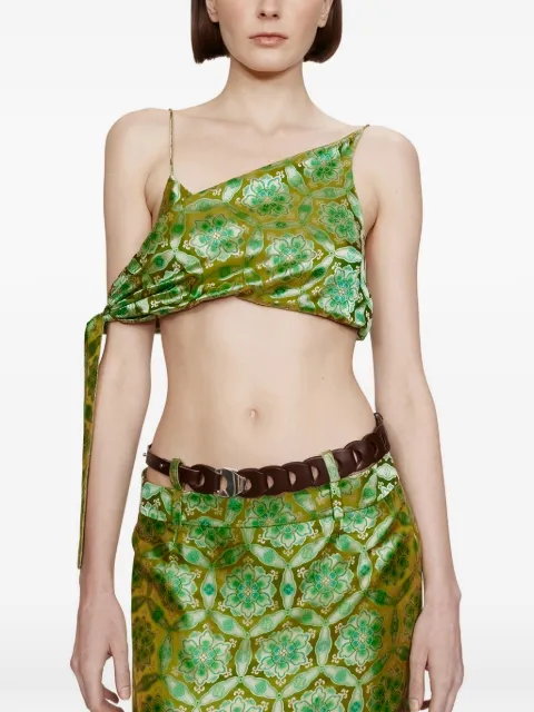 Christopher Esber Palmira printed tie top