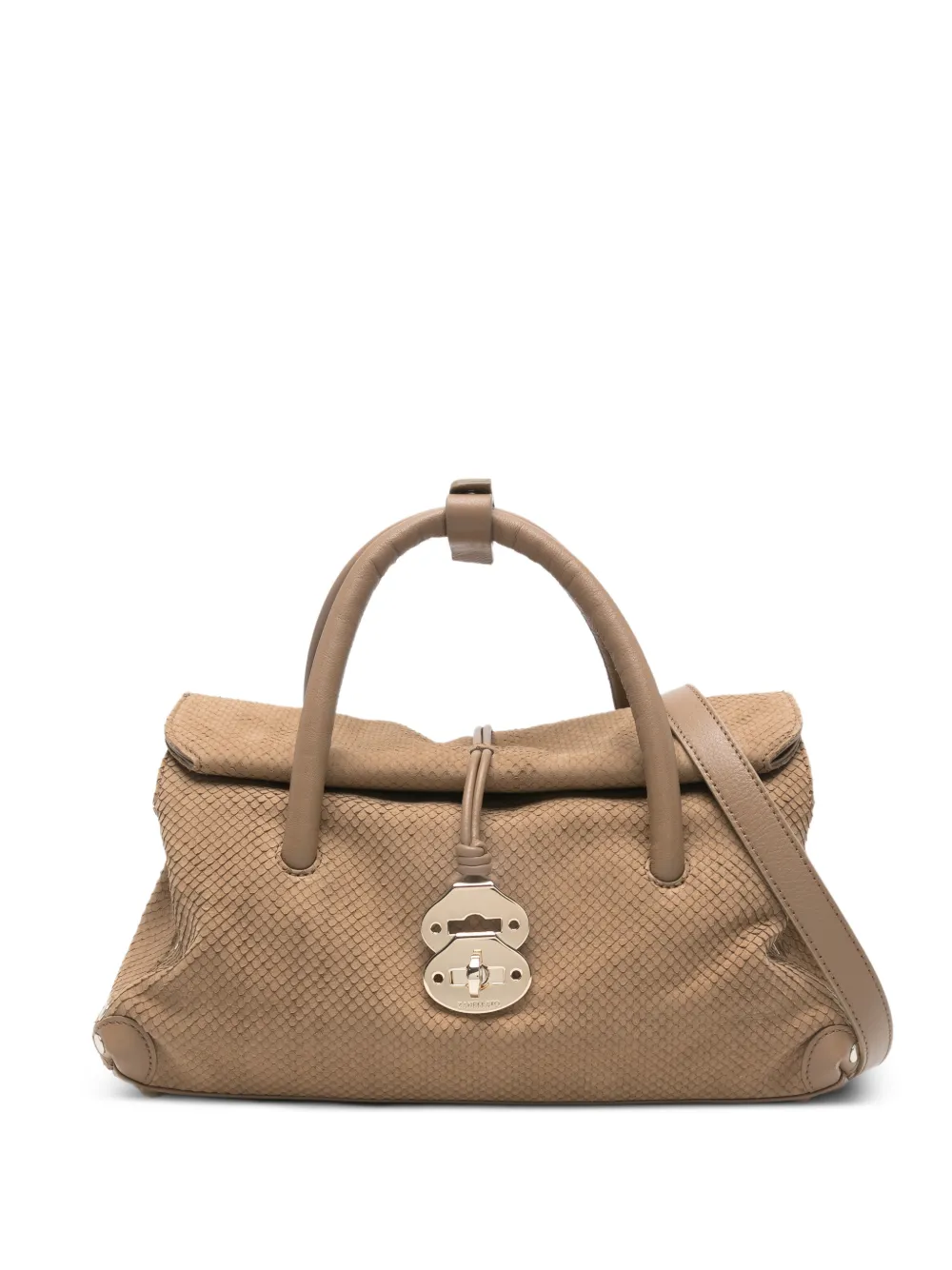 Zanellato small Dotta leather tote bag - Toni neutri