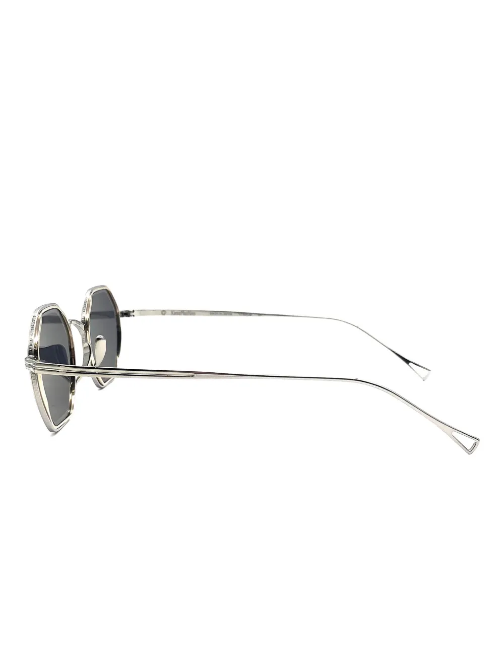  Kame Mannen Kmn 1232 Geometric-shape Sunglasses - Silver 
