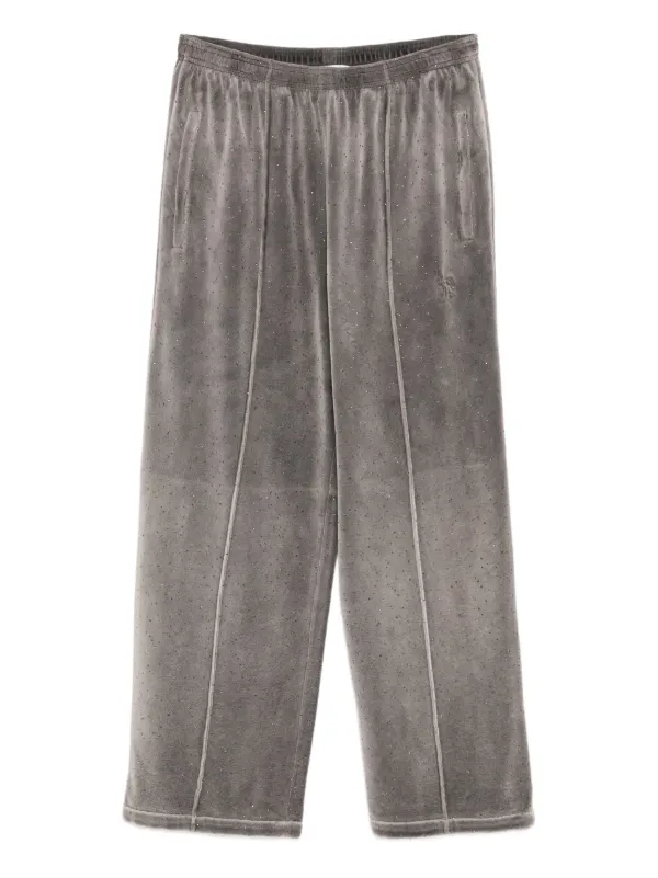 Alexander Wang ビジュートリム トラックパンツ | グレー | FARFETCH JP