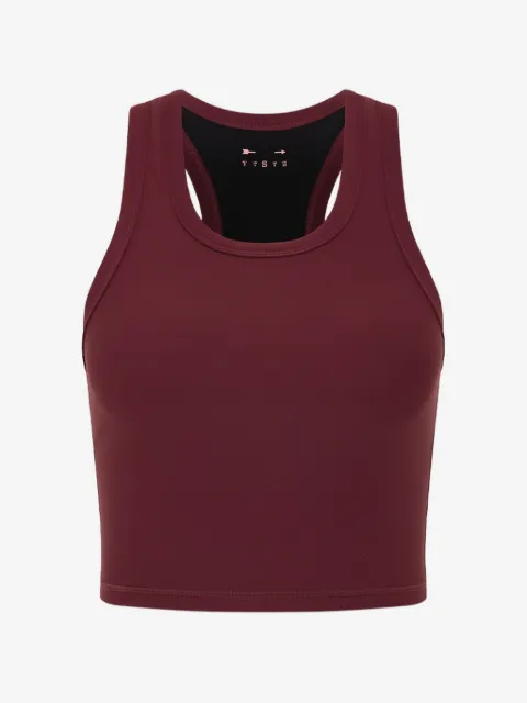 The Upside Sophie peached crop top