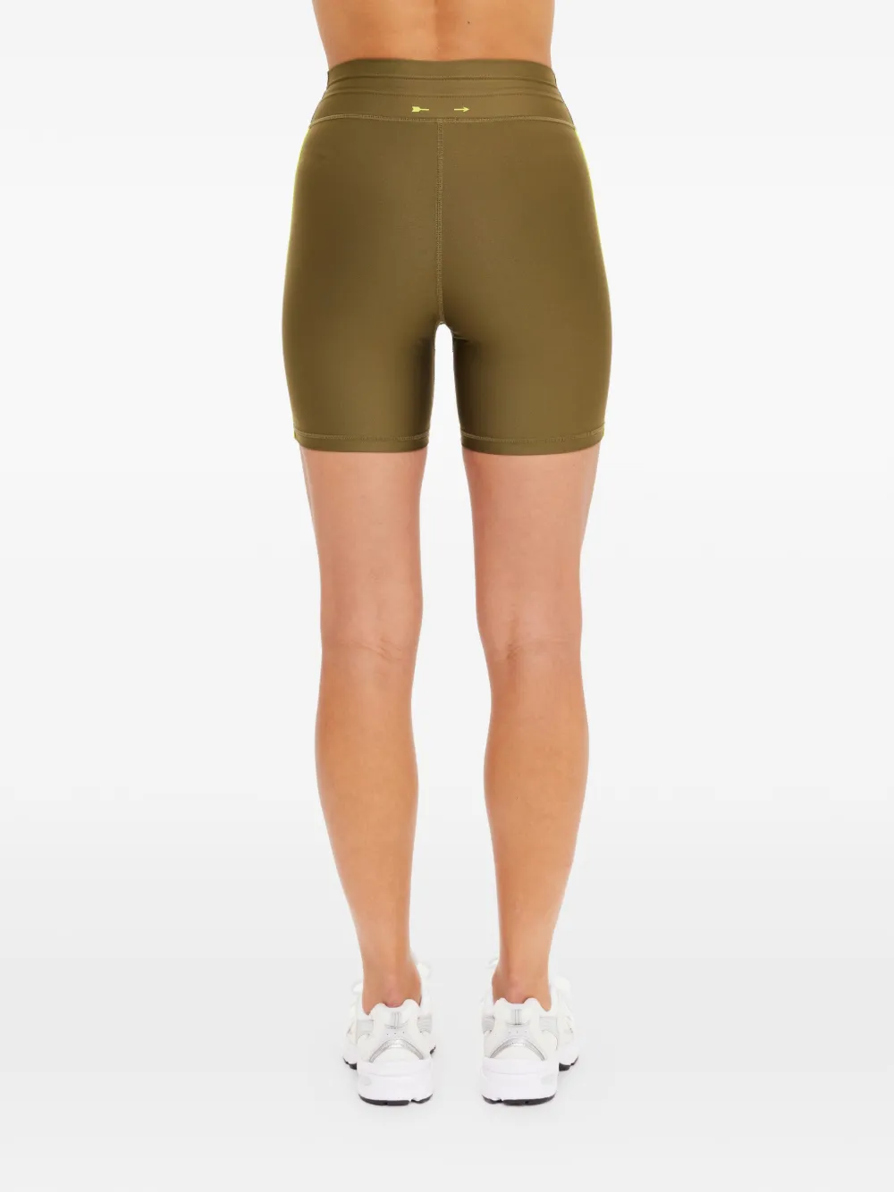 The Upside Shorts met trekkoord en streepdetail Groen