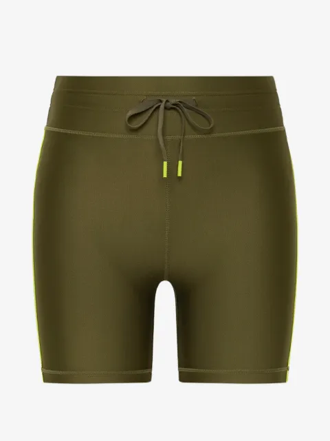 The Upside drawstring stripe-detail shorts