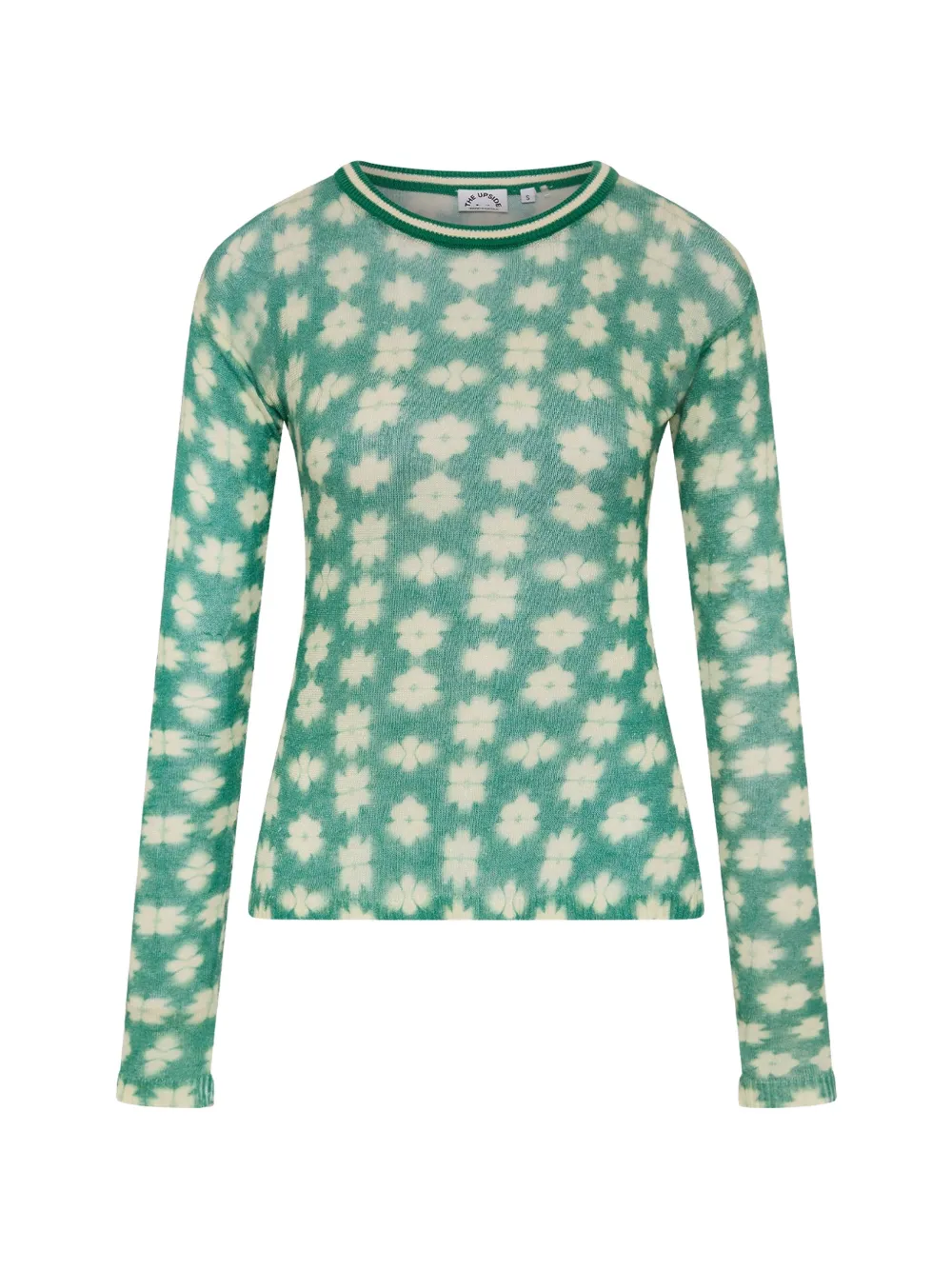 The Upside Latania Ada floral-print long-sleeve top - Grün
