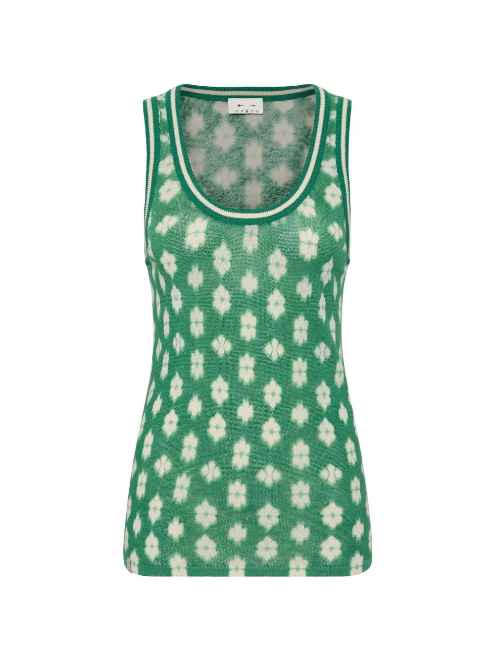 The Upside Latania Wales floral-print tank top - Verde