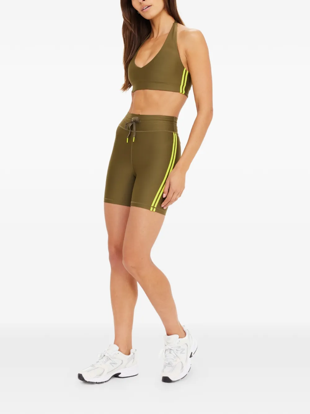  The Upside Halterneck Sports Bra - Green 