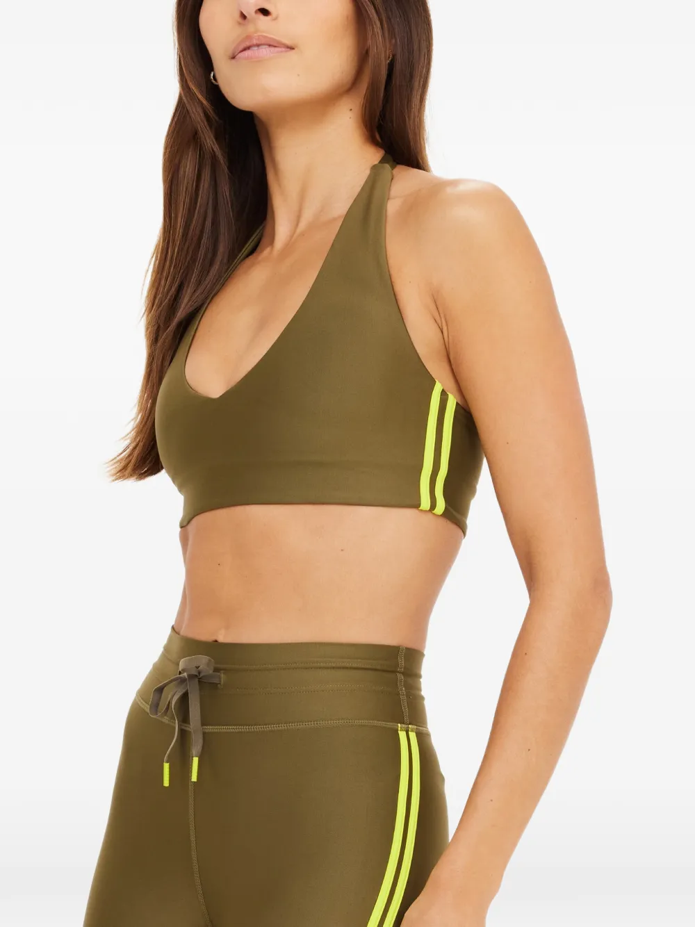  The Upside Halterneck Sports Bra - Green 
