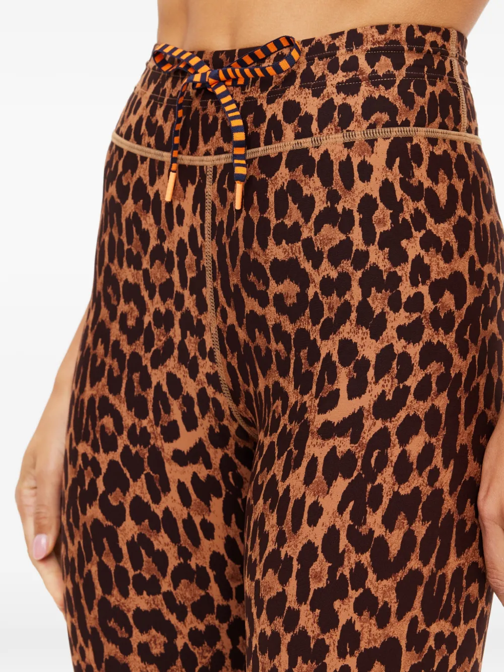The Upside Malawi legging met dierenprint Bruin