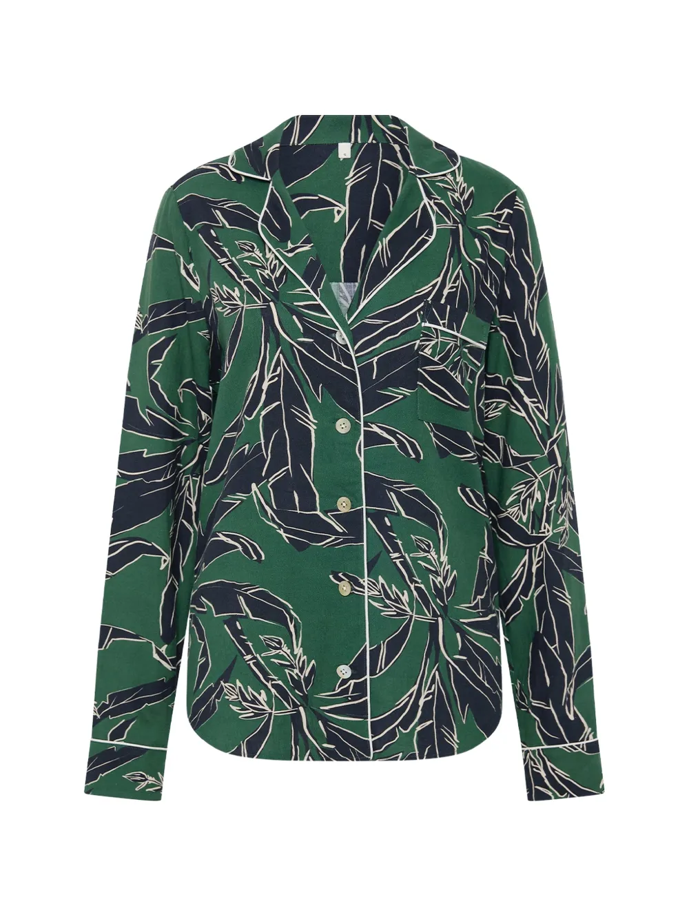 The Upside floral-print collared shirt - Verde