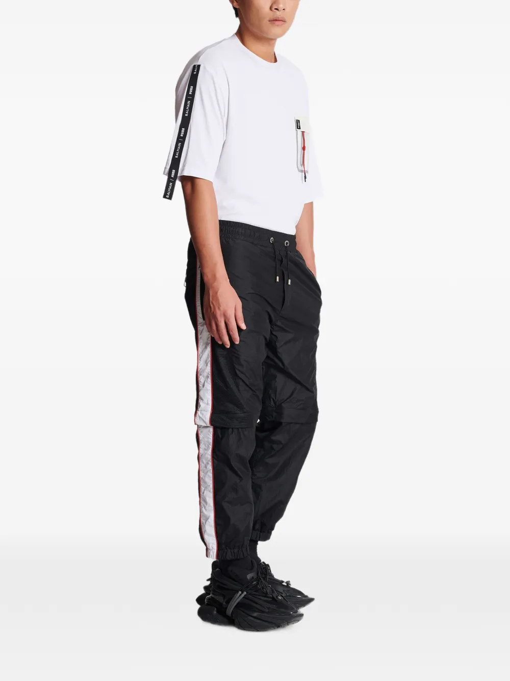 Balmain x Puma 2-in-1 trainingsbroek Zwart