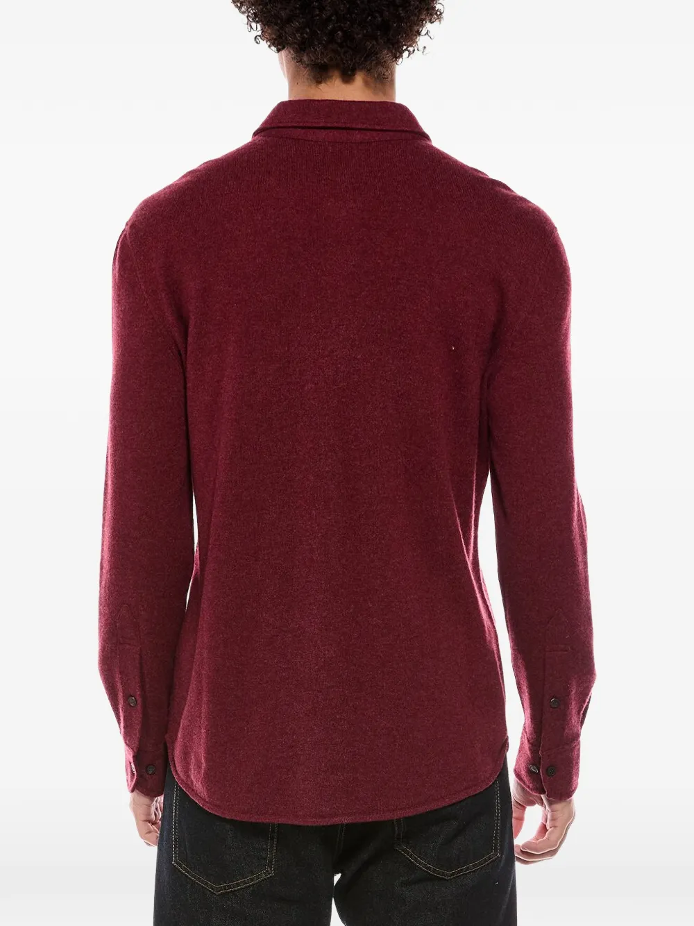Brunello Cucinelli Trui met borstzak en knopen Rood