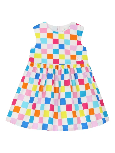 AGATHA RUIZ DE LA PRADA check sleeveless dress