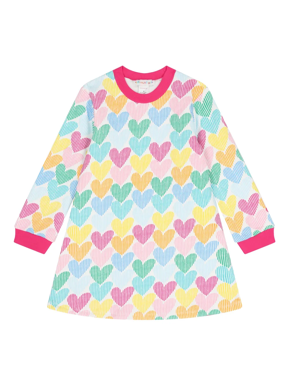 AGATHA RUIZ DE LA PRADA Jurken met hartprint (set van twee) Roze
