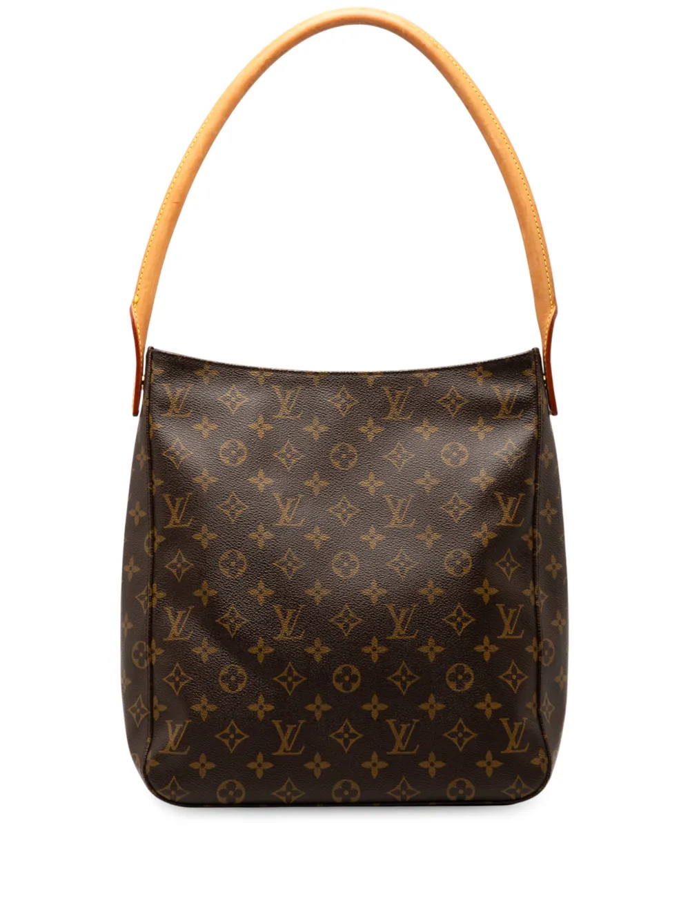 Louis Vuitton Pre-Owned Borsa a spalla Looping GM con monogramma 2001 - Marrone