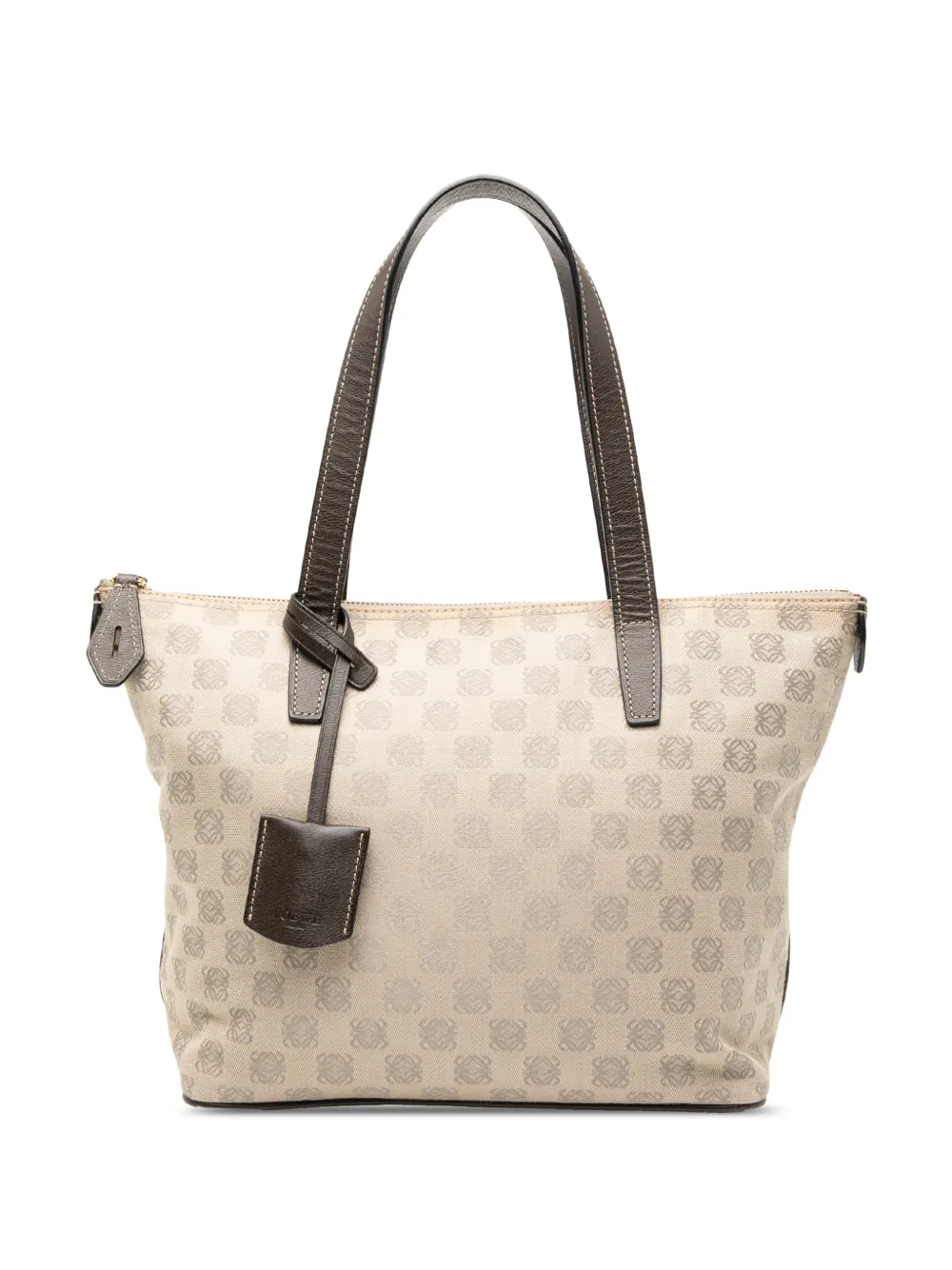 Loewe Pre-Owned 2009 Anagram Canvas tote bag | Brown | Image 1