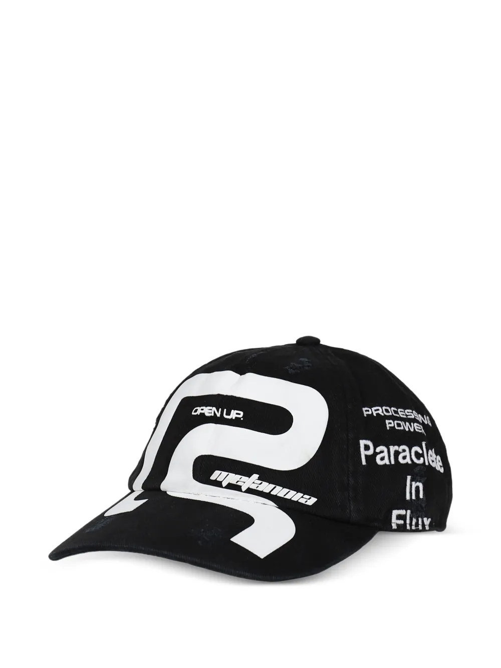  Rrr123 Graphic Baseball Cap - Black 