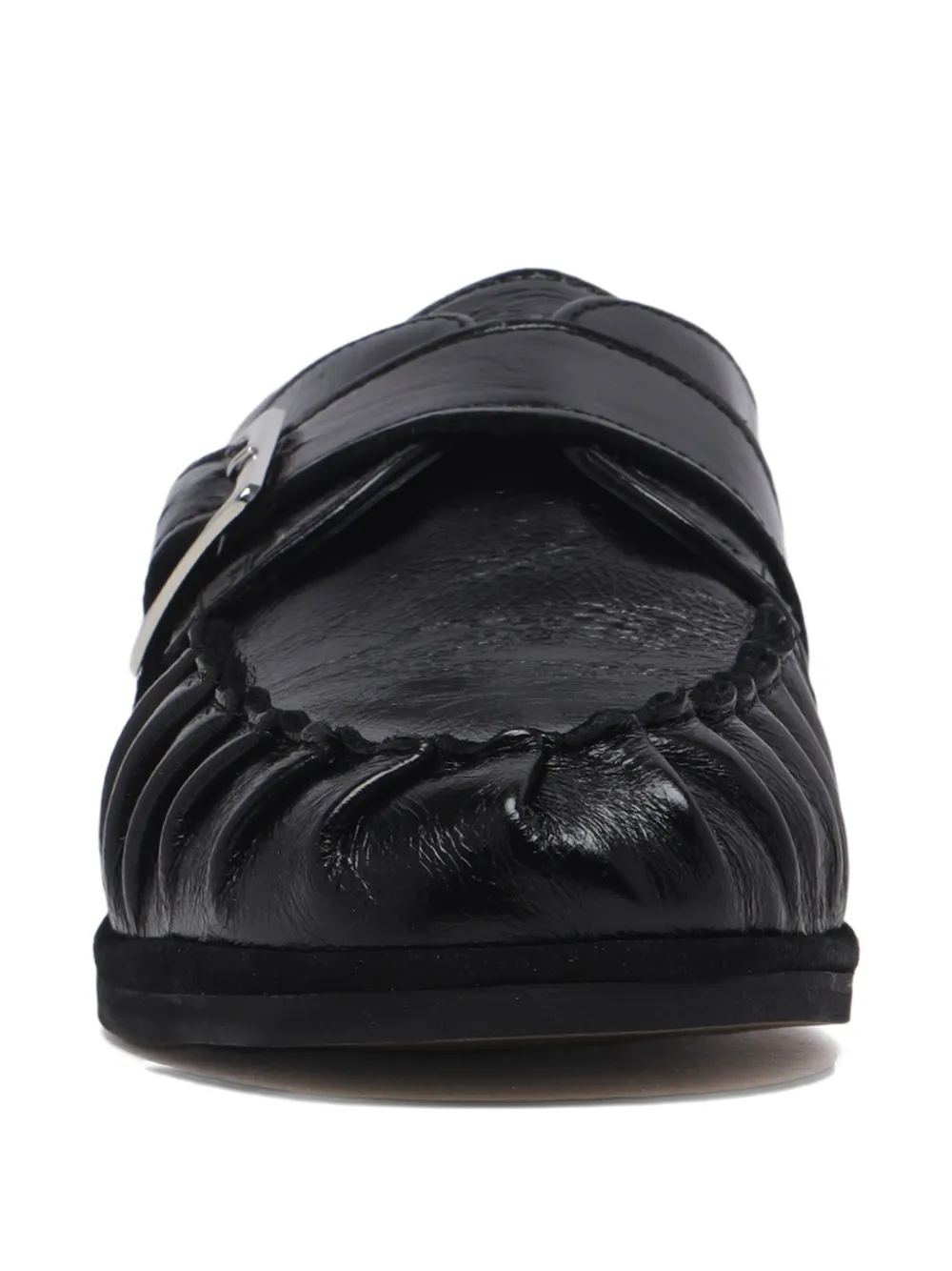 ALOHAS Loafers met gesp Zwart