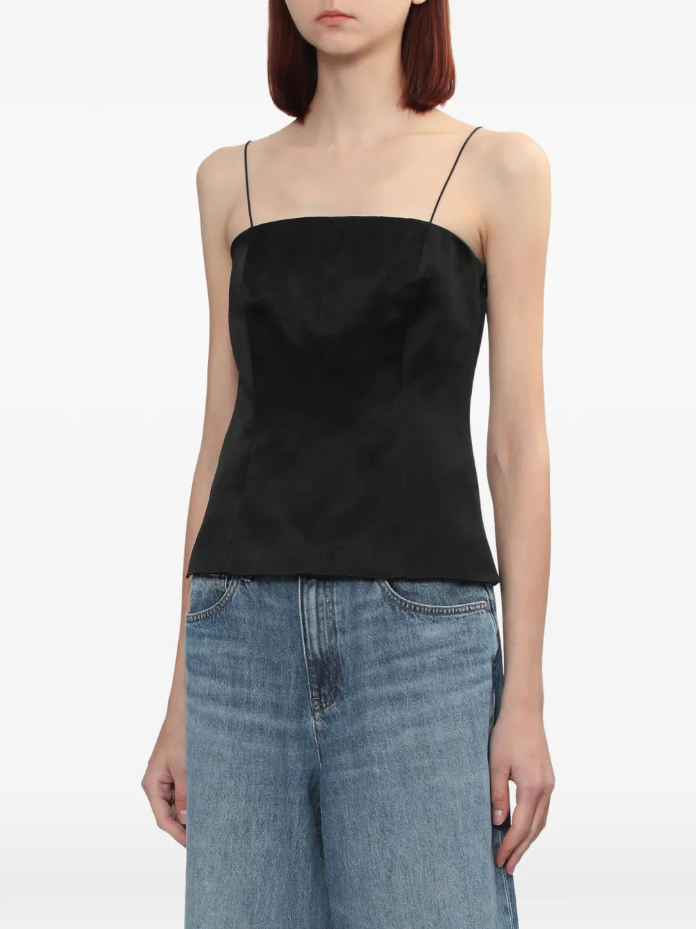  Helmut Lang Spaghetti-strap Top - Black 