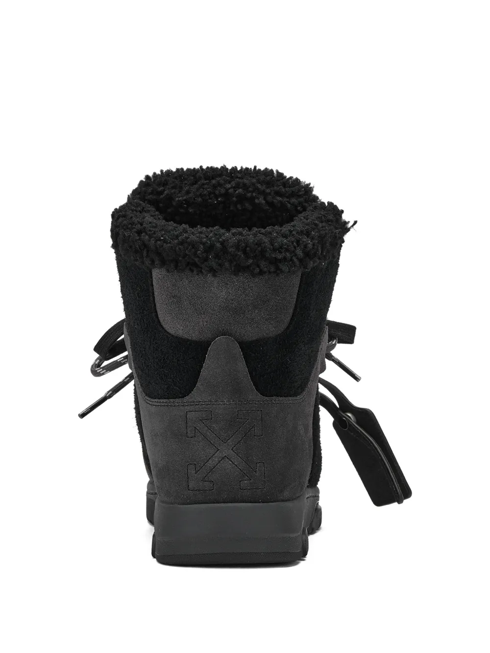 Off-White Laarzen met vlakken Grijs