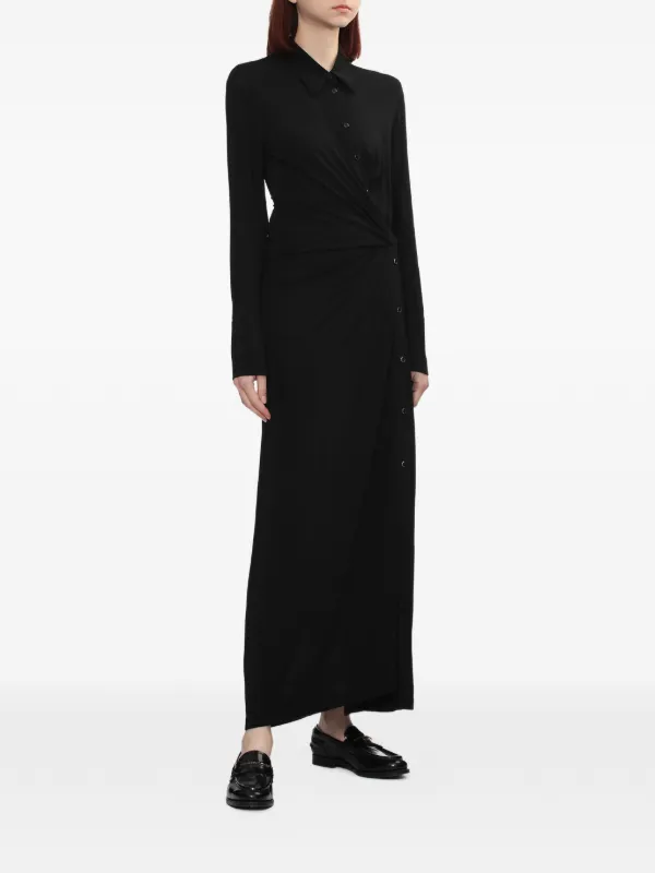 helmut lang shirt dress Helmut Lang Twist Shirt Dress