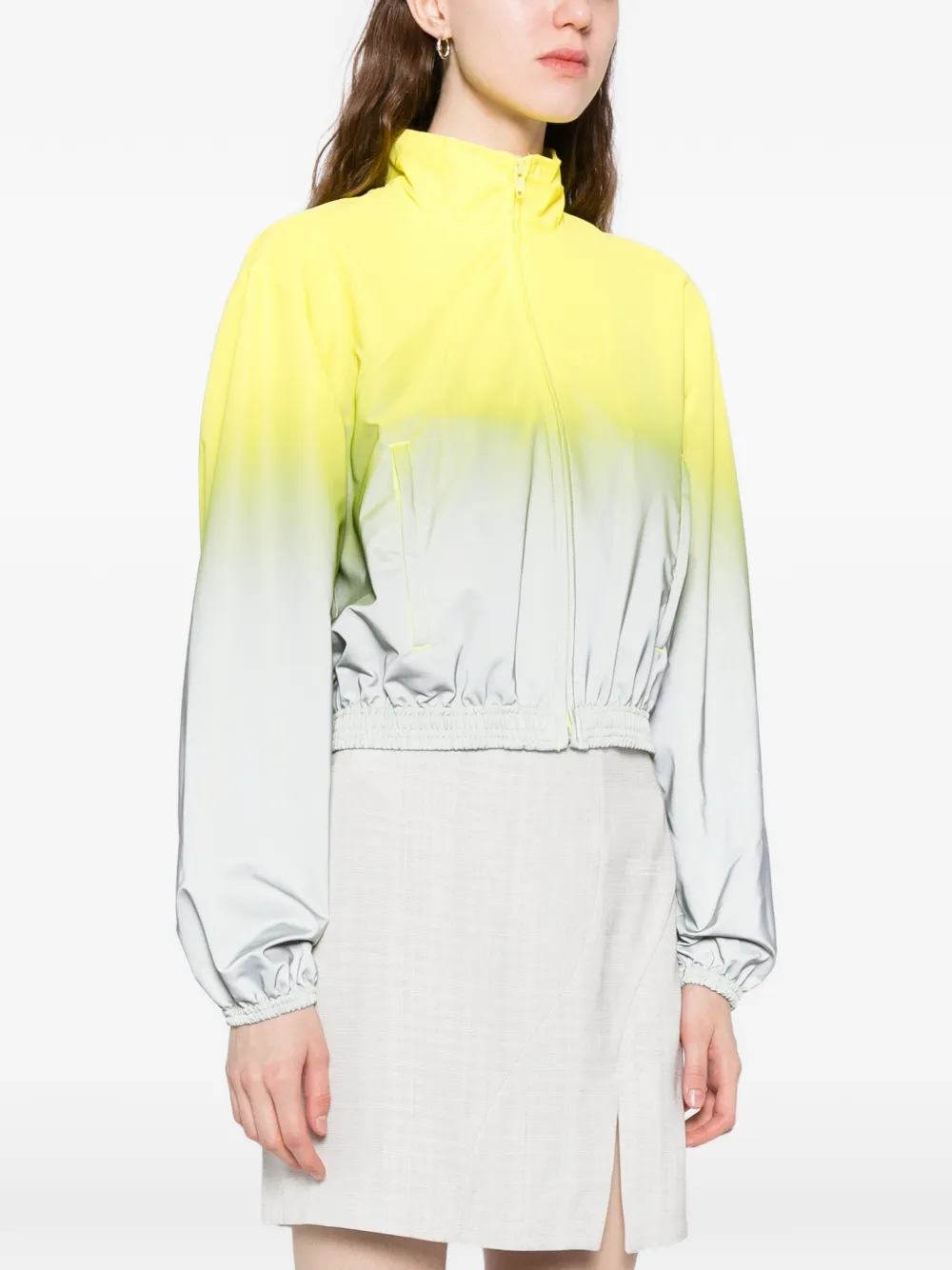  Alexander Wang Reflective Track Jacket - Yellow 