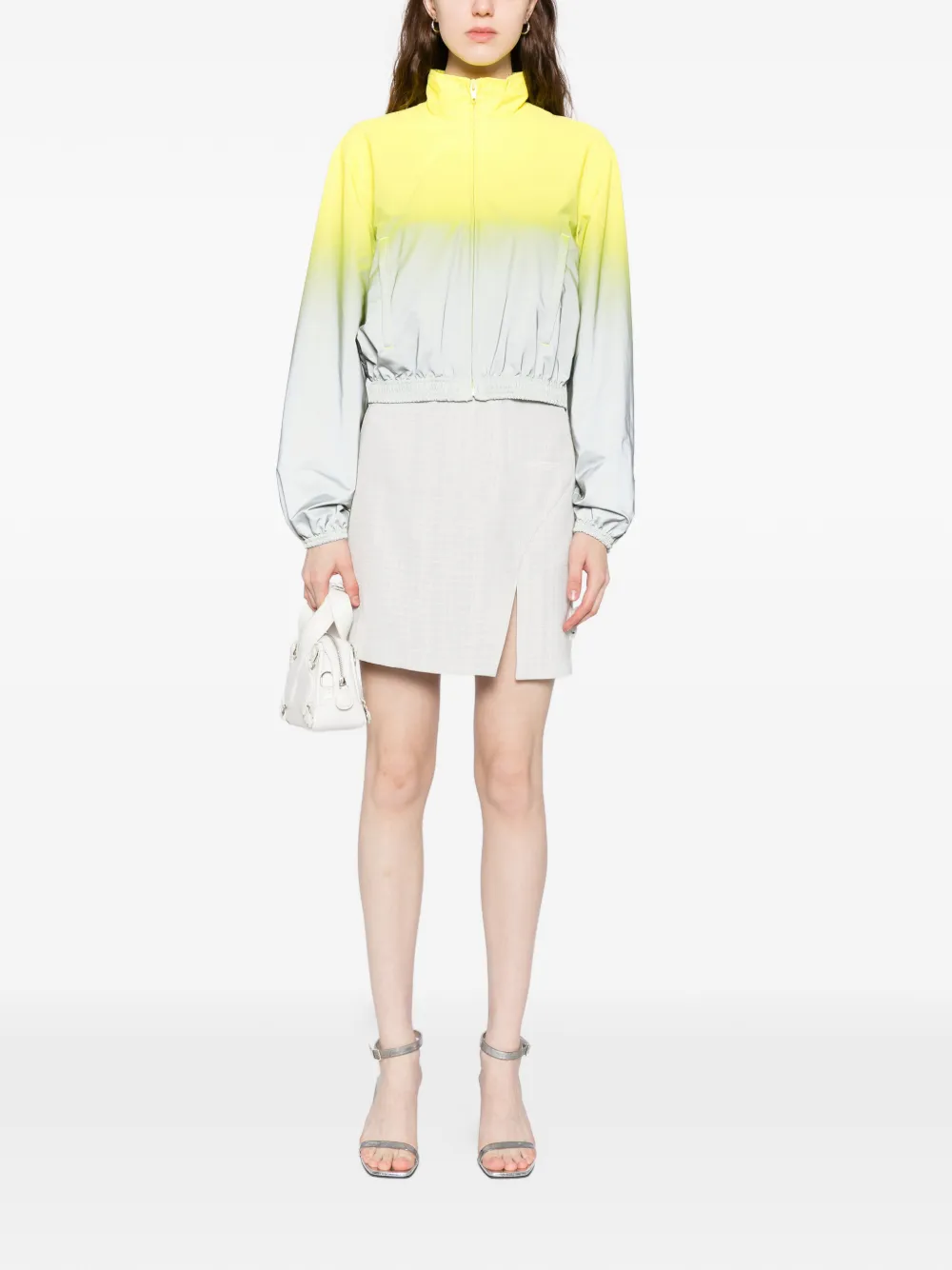 Alexander Wang reflective track jacket | Cropped Jackets | Image 2