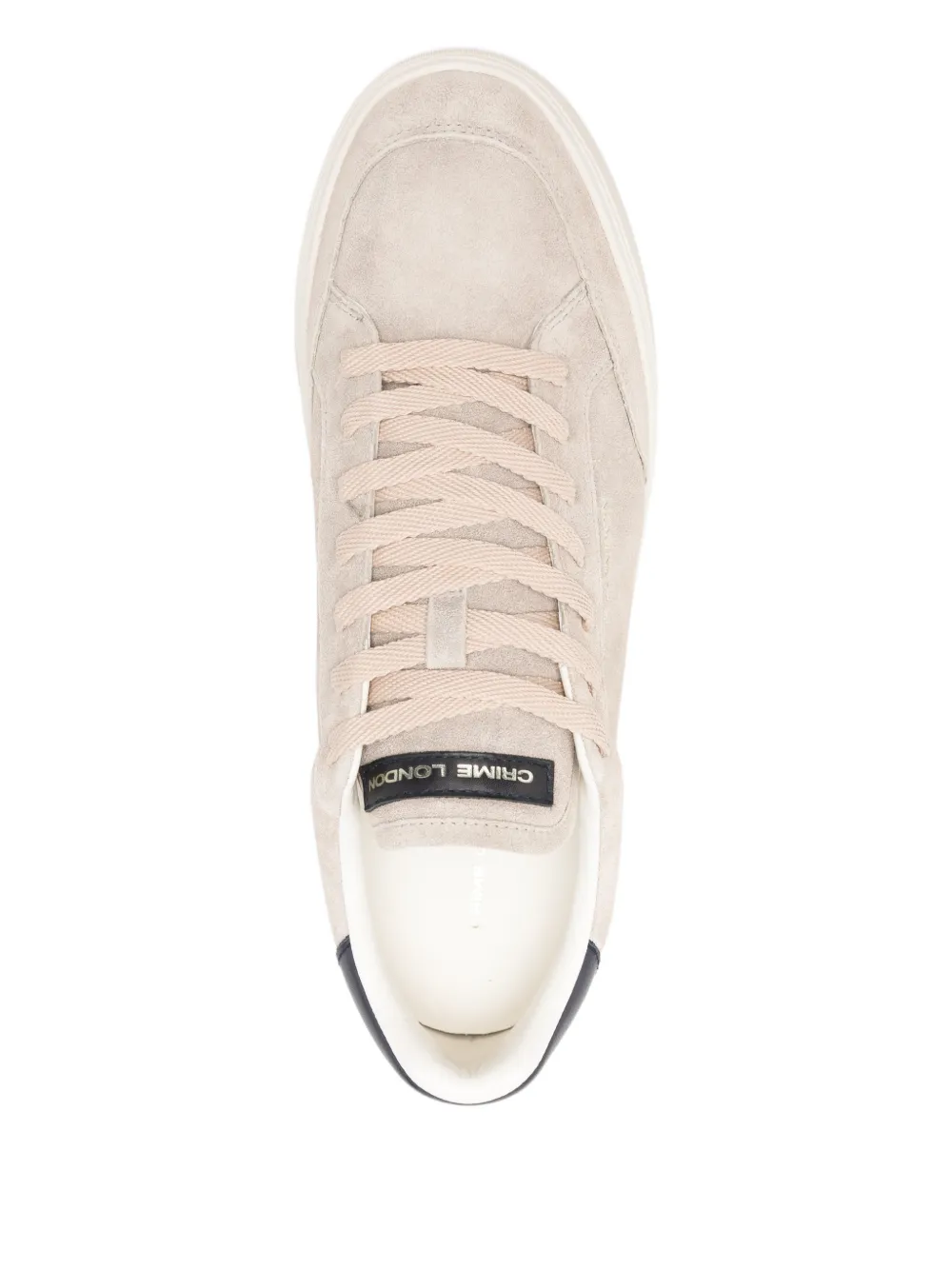 Crime London Sneakers met vlakken Beige