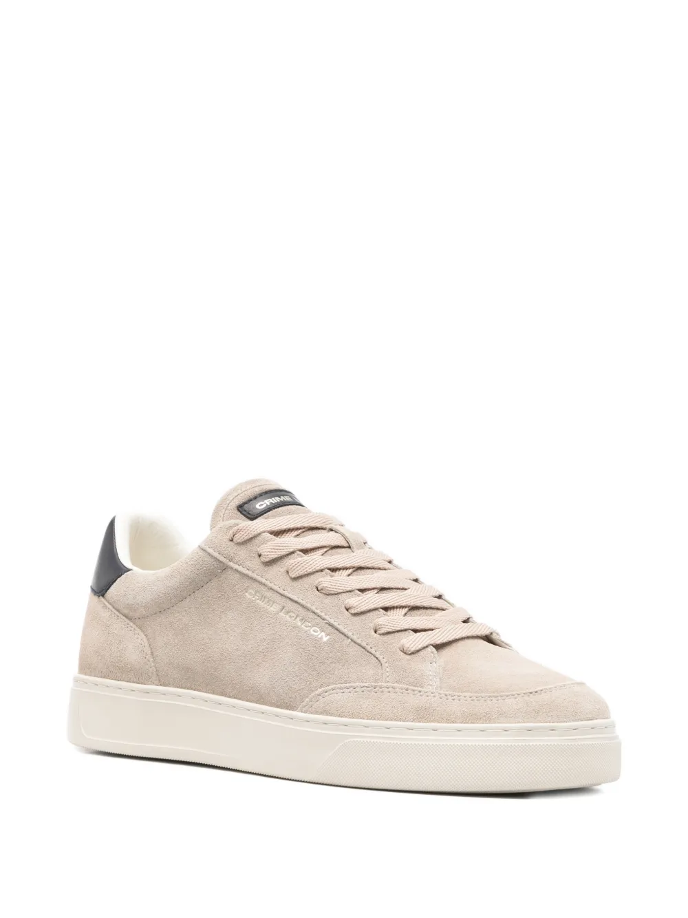 Crime London Sneakers met vlakken Beige